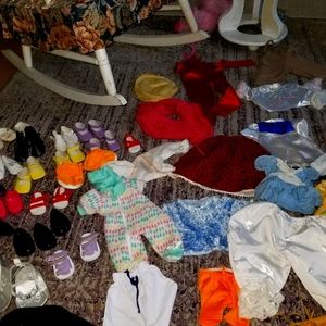 Vintage clothing lot 6 pieces 18" dolls